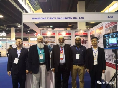 星空真人机械参加2019年巴基斯坦建筑建材博览会